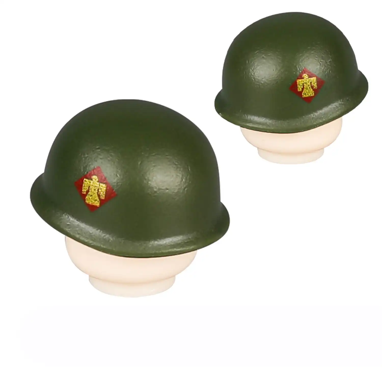 Custom Piece – green helmet US Armys 45th Infantry Division – 3D Print for LEGO minifigure