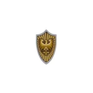 Custom Piece – heater shield gold eagle emblem – 3D Print for LEGO