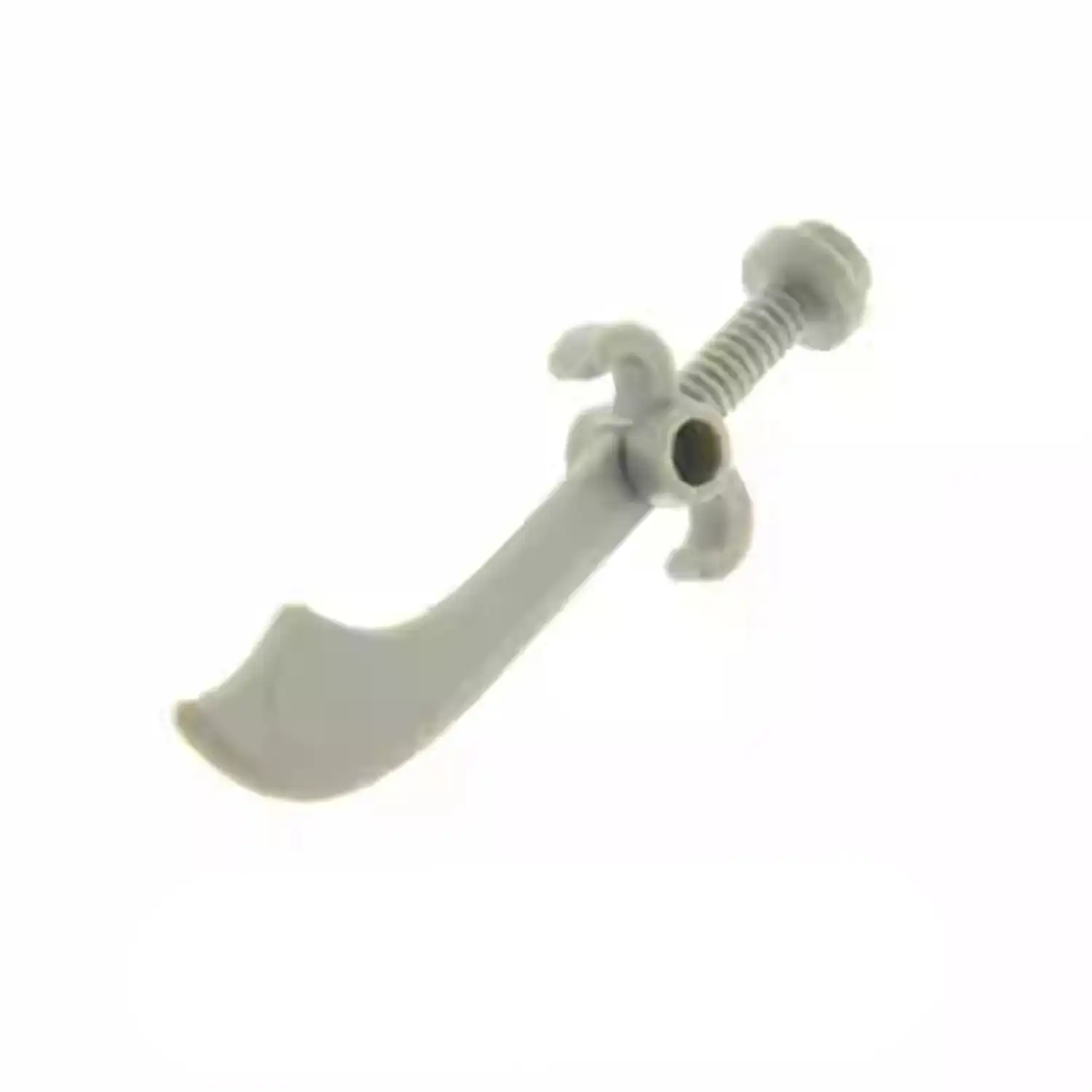 Custom Piece – light grey scimitar falchion sword 43887 – 3D Print for LEGO 6141576