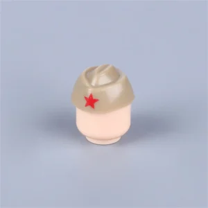 Custom Piece – pilotka hat tan garrison cap side cap – 3D Print for LEGO minifigure