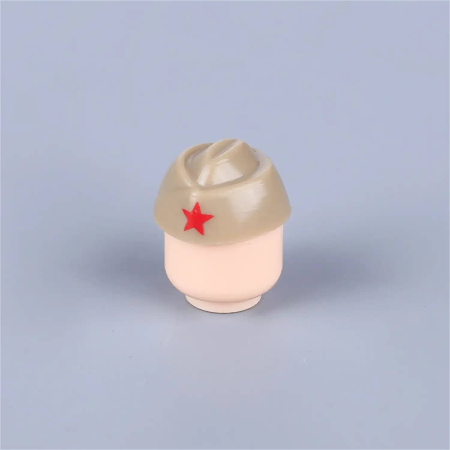 Custom Piece – pilotka hat tan garrison cap side cap – 3D Print for LEGO minifigure