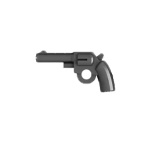 Custom Piece – revolver dark grey – 3D Print for LEGO