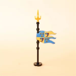 Custom Piece – royal faction flag – 3D Print for LEGO