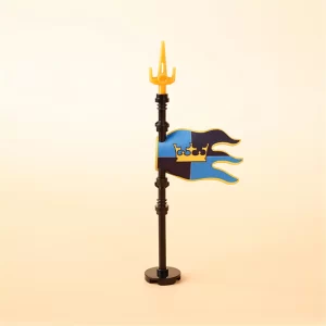 Custom Piece – royal or noble faction flag – 3D Print for LEGO
