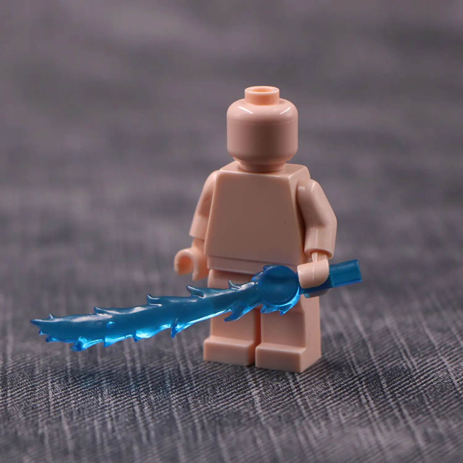 Custom Piece – translucent fire sword energy blade blue for minifigures – 3D Print for LEGO