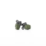 Custom Piece – two army green toy hand grenades – 3D Print for LEGO minifigure