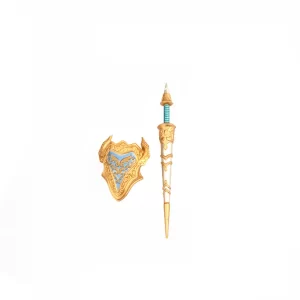 Custom Piece – weapons and a shield gold – 3D Print for LEGO