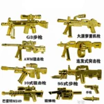 Custom Piece –  weapons gold – 3D Print for LEGO minifigure
