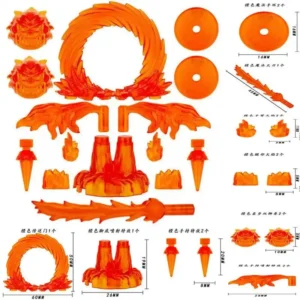 Custom Pieces – orange for minifigures – 3D Print for LEGO