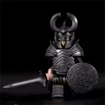 Minifigure Asgardian warrior or guard black LEGO Alternative