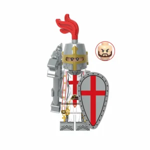 Minifigure - Battle Priest Clerics Crusader Knight (LEGO Alternative)