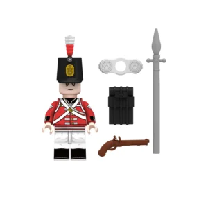 Minifigure - British Army Redcoat Soldier Sergeant of the Line Infantry Napoleonic Wars - LEGO Compatible Minifigure - British Army Redcoat Soldier Sergeant of the Line Infantry Napoleonic Wars - LEGO Compatible