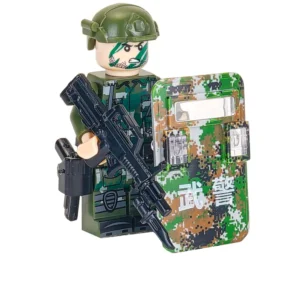 Minifigure - Chinese Armed Police Force CAPF Special Operations Unit member (LEGO Alternative)