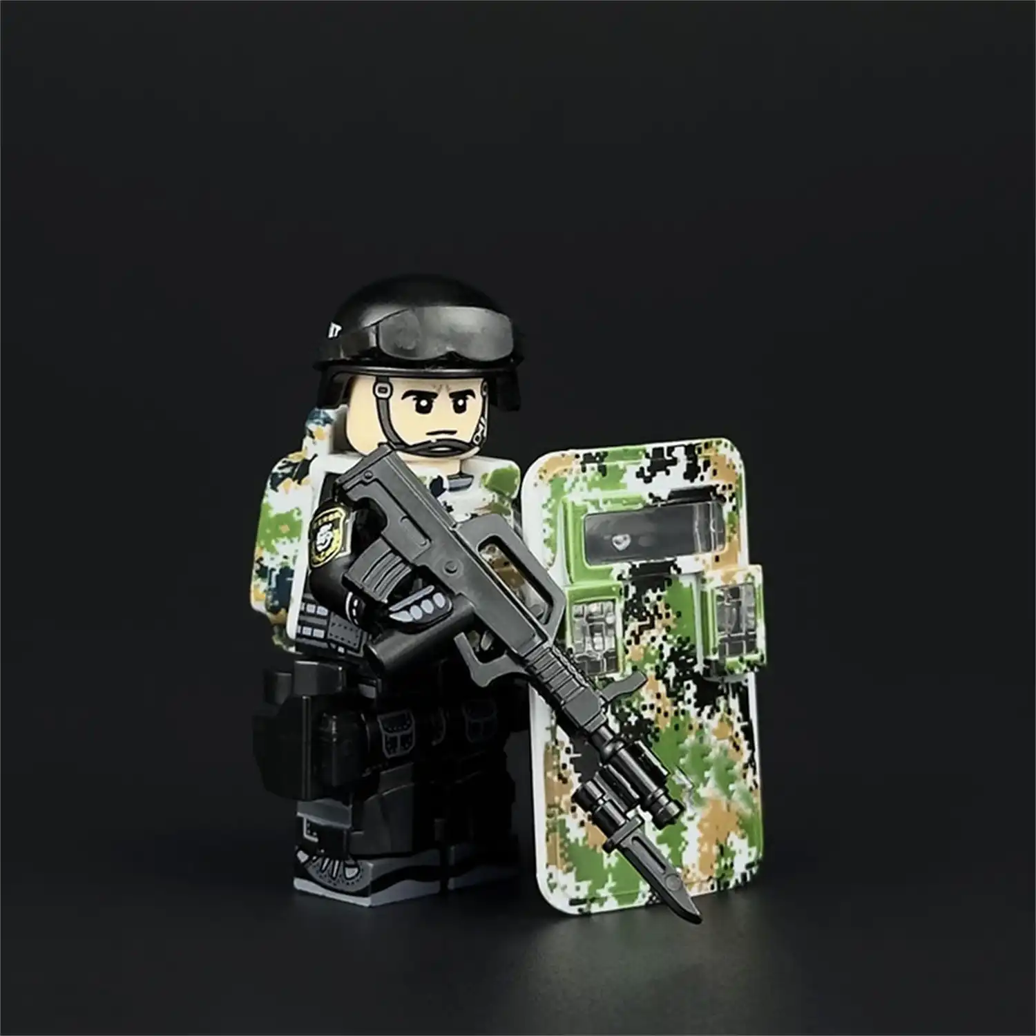 Minifigure - Chinese PLA Navys Jiaolong Commando Unit soldier (LEGO Alternative)