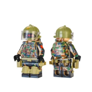 Minifigure - Chinese People Armed Police riot control or specialized tactical unit (LEGO Alternative)