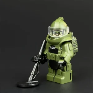Minifigure - Chinese Peoples Armed Police Force Falcon Commando Unit equipped for bomb disposal tasks (LEGO Alternative)