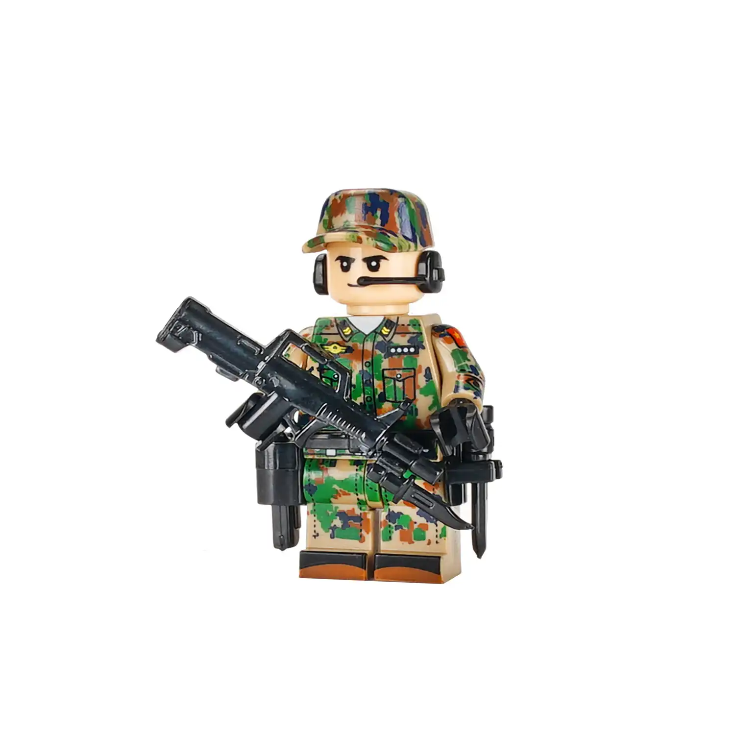 Minifigure - Chinese Peoples Armed Police Force PAP Border Defense Soldier (LEGO Alternative)