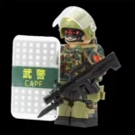 Minifigure - Chinese Peoples Armed Police Force officer (LEGO Alternative)