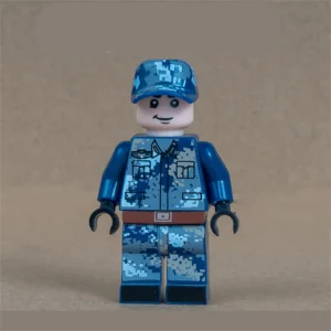 Minifigure - Chinese Peoples Liberation Army Air Force PLAAF in a camouflage field uniform (LEGO Alternative)