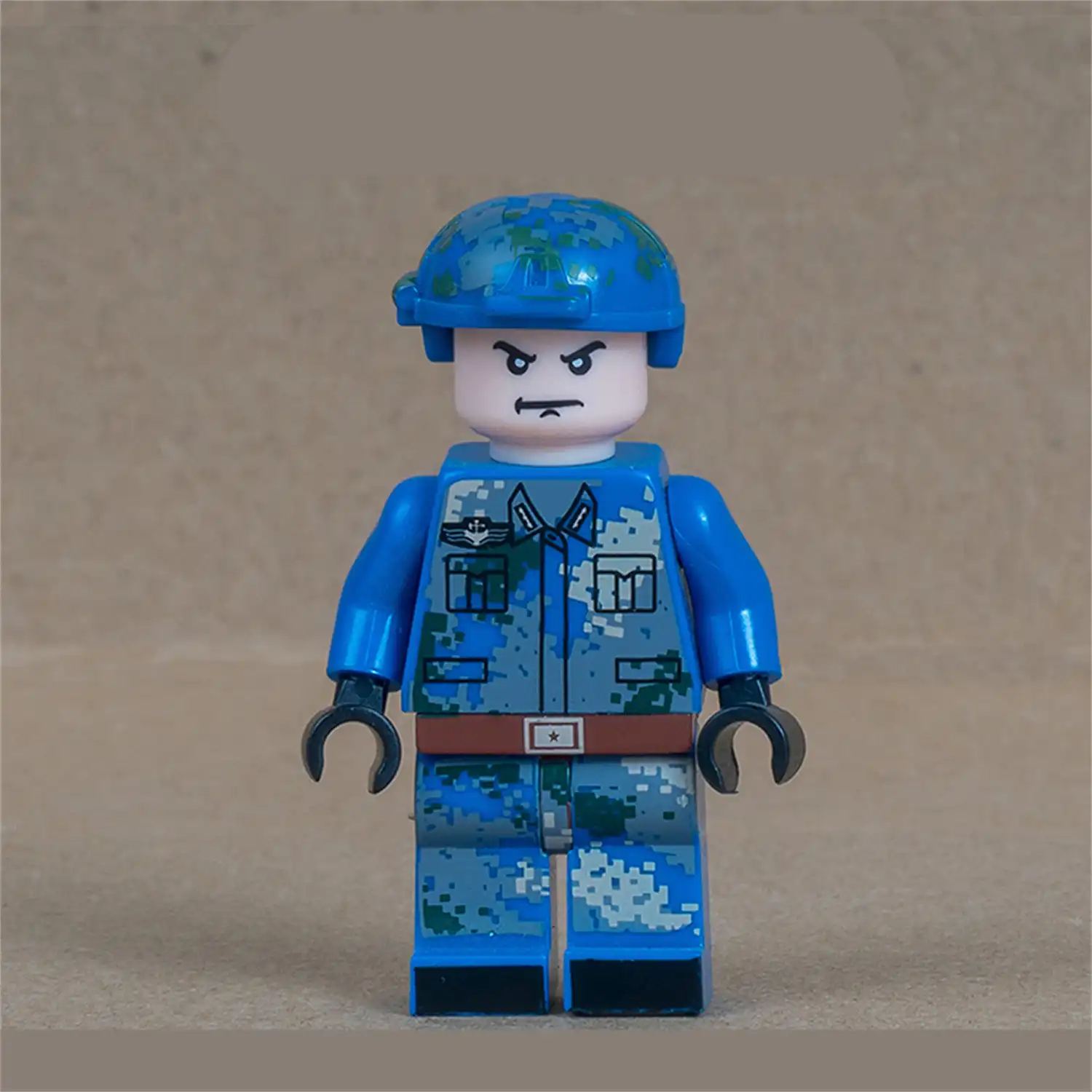 Minifigure - Chinese People's Liberation Army Navy Marine Corps PLANMC generic soldier (LEGO Alternative)