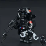 Minifigure - Chinese SWAT unit Special Police Officer equipped for riot control holding Handcuffs (LEGO Alternative)