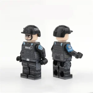 Minifigure - Chinese Special Police Unit (LEGO Alternative)