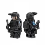 Minifigure -  Chinese Special Police Unit SWAT equivalent (LEGO Alternative)