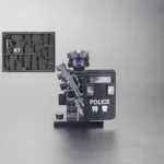 Minifigure -  Chinese Special Police Unit and weapon custom pieces (LEGO Alternative)