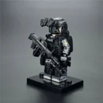 Minifigure - Chinese Special Police officer black (LEGO Alternative)