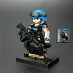 Minifigure - Chinese United Nations UN Peacekeeper (LEGO Alternative)