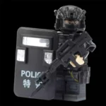 Minifigure - Chinese police unit Special Police Officer (LEGO Alternative)