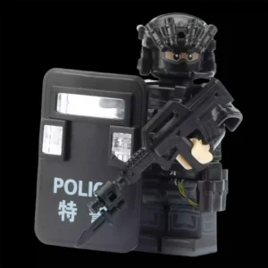 Minifigure - Chinese police unit Special Police Officer (LEGO Alternative)