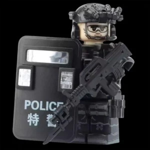Minifigure - Chinese police unit Special Police Officer (LEGO Alternative)