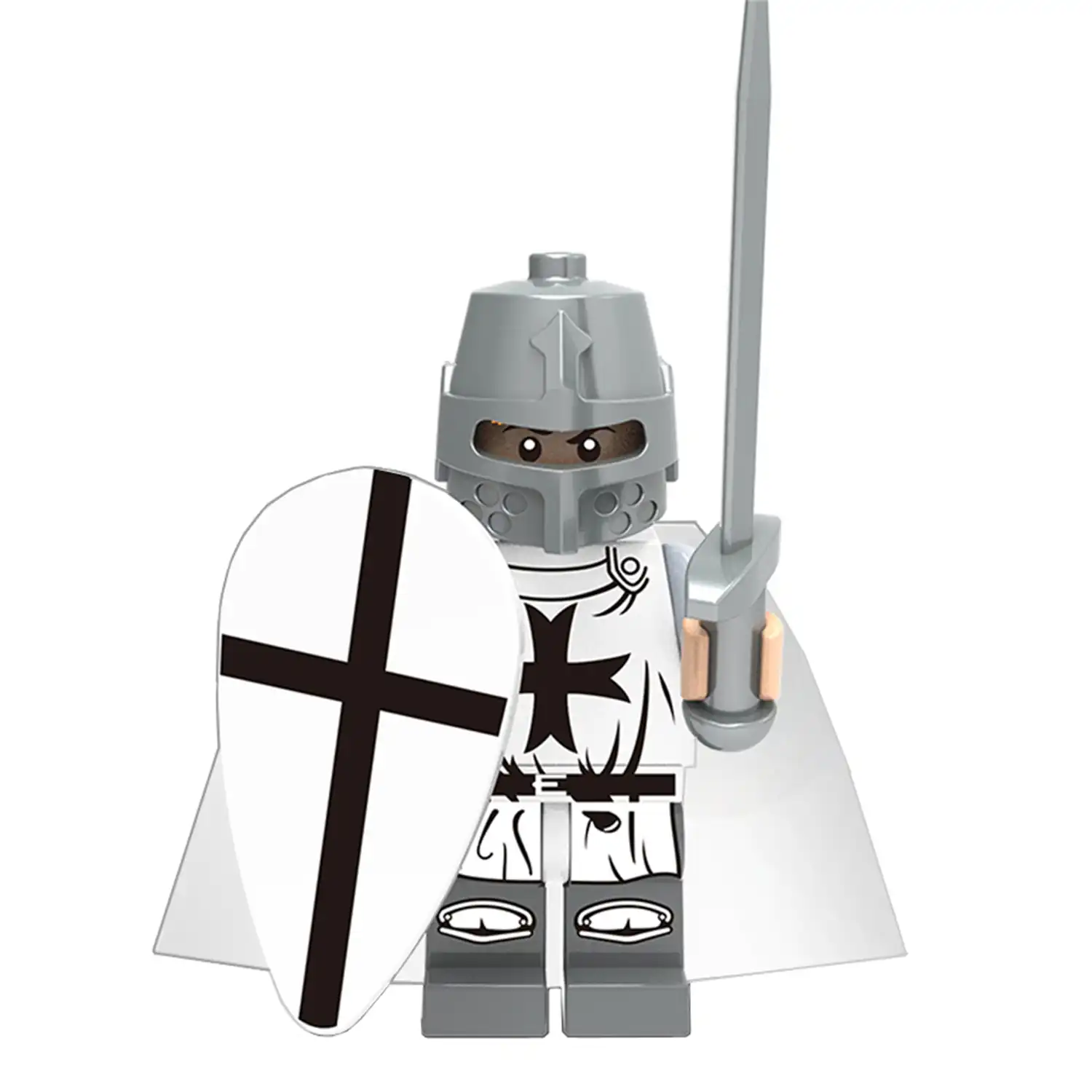 Minifigure Crusader Teutonic Knight Templar LEGO Alternative