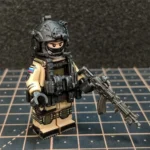 Minifigure - FSB Federal Security Service operative​ modern special forces operator holding AK rifleman (LEGO Alternative)