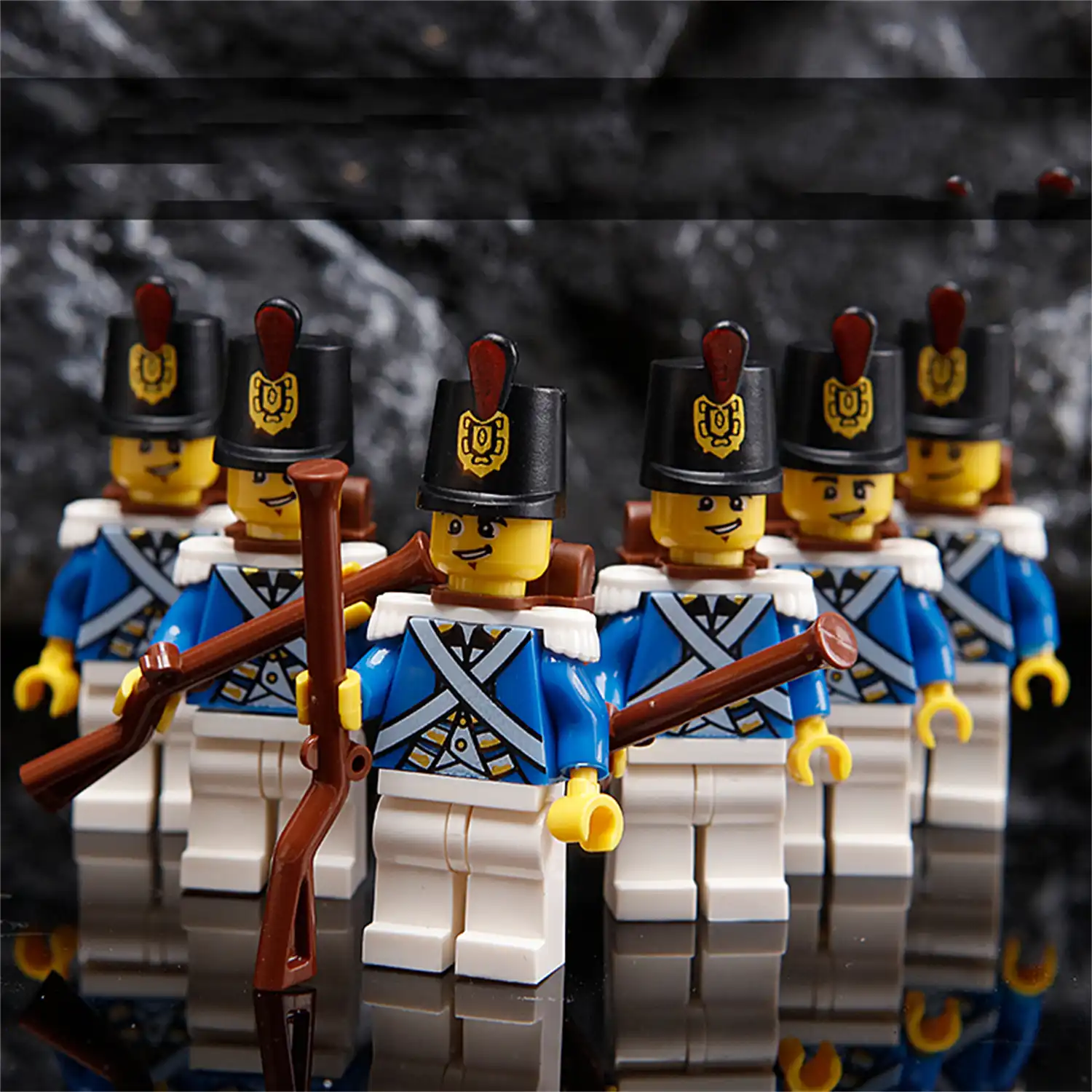 Minifigure French soldiers Napoleonic era b type LEGO Alternative