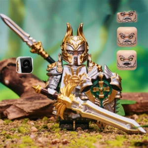 Minifigure Gaheris with lond sword Knight of the Round Table LEGO Alternative