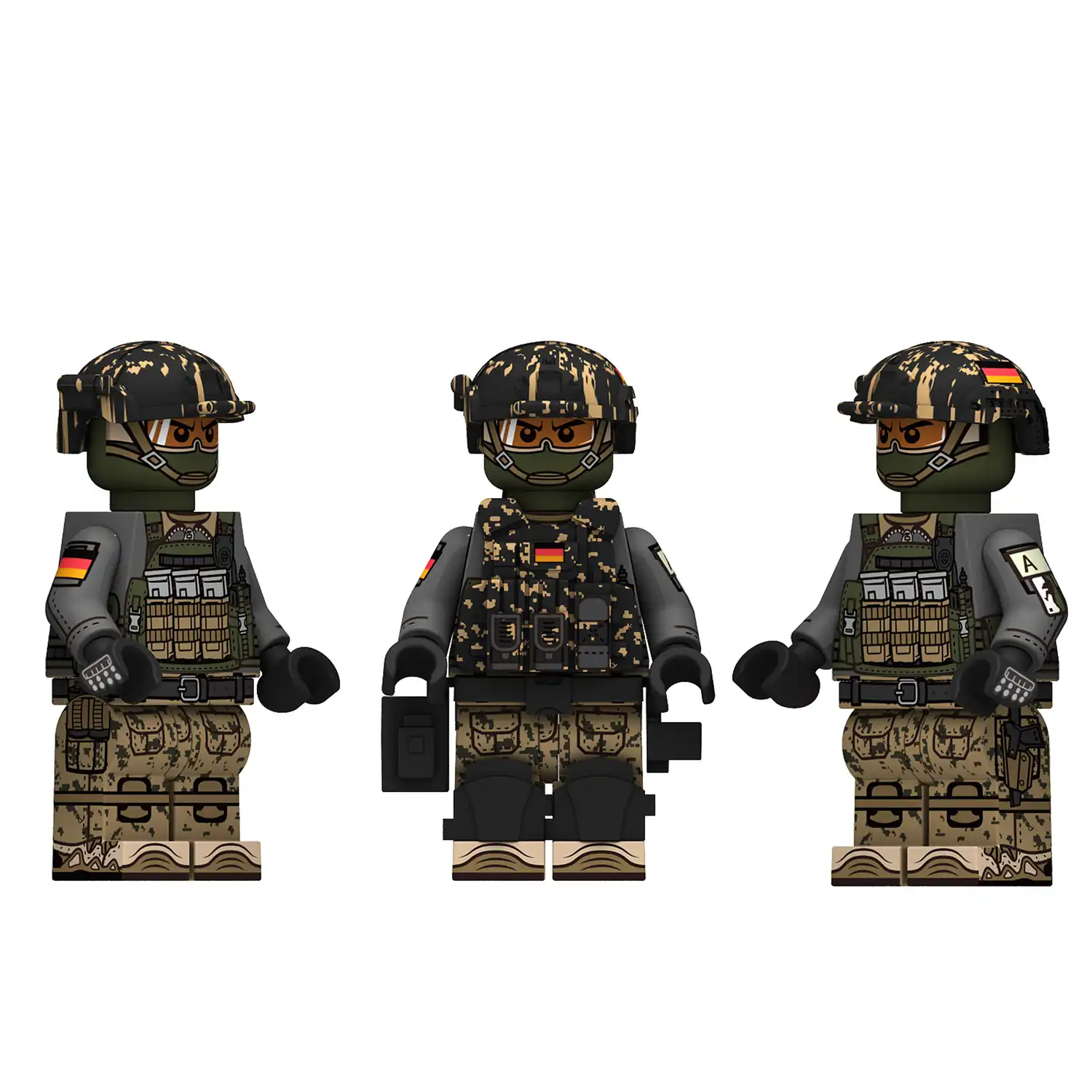 Minifigure - German soldier (LEGO Alternative)