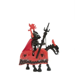Minifigure Golden Red Dragon Cavalryman and warhorse LEGO Alternative