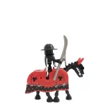 Minifigure Golden Red Dragon Skeleton Cavalryman and warhorse LEGO Alternative