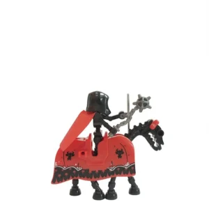 Minifigure Golden Red Dragon Skeleton Cavalryman and warhorse LEGO Alternative