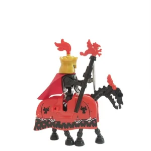 Minifigure Golden Red Dragon Skeleton Cavalryman and warhorse LEGO Alternative