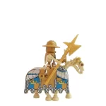 Minifigure Golden royal Skeleton Cavalryman and warhorse LEGO Alternative