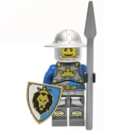 Minifigure Medieval Blue Lion Knight LEGO Alternative