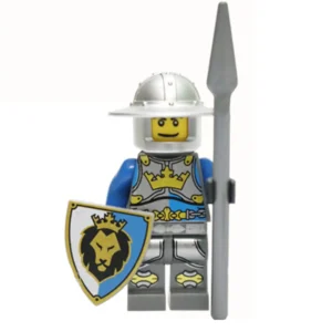 Minifigure Medieval Blue Lion Knight LEGO Alternative
