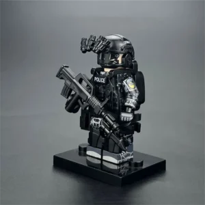 Minifigure - Modern Tactical Police Special Forces SWAT Operator (LEGO Compatible)