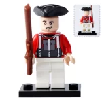 Minifigure Napoleonic era British Redcoat soldier LEGO Alternative