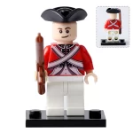 Minifigure Napoleonic era British Redcoat soldier LEGO Alternative