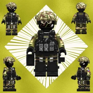 Minifigure - Russian Alpha Group Alpha Spetsnaz Directorate A of the FSB Spacecial Purpose Center)operatives (LEGO Alternative)