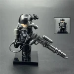 Minifigure - SWAT Special Weapons and Tactics Flamethrower Trooper Anti Riot Specialist (LEGO Alternative)